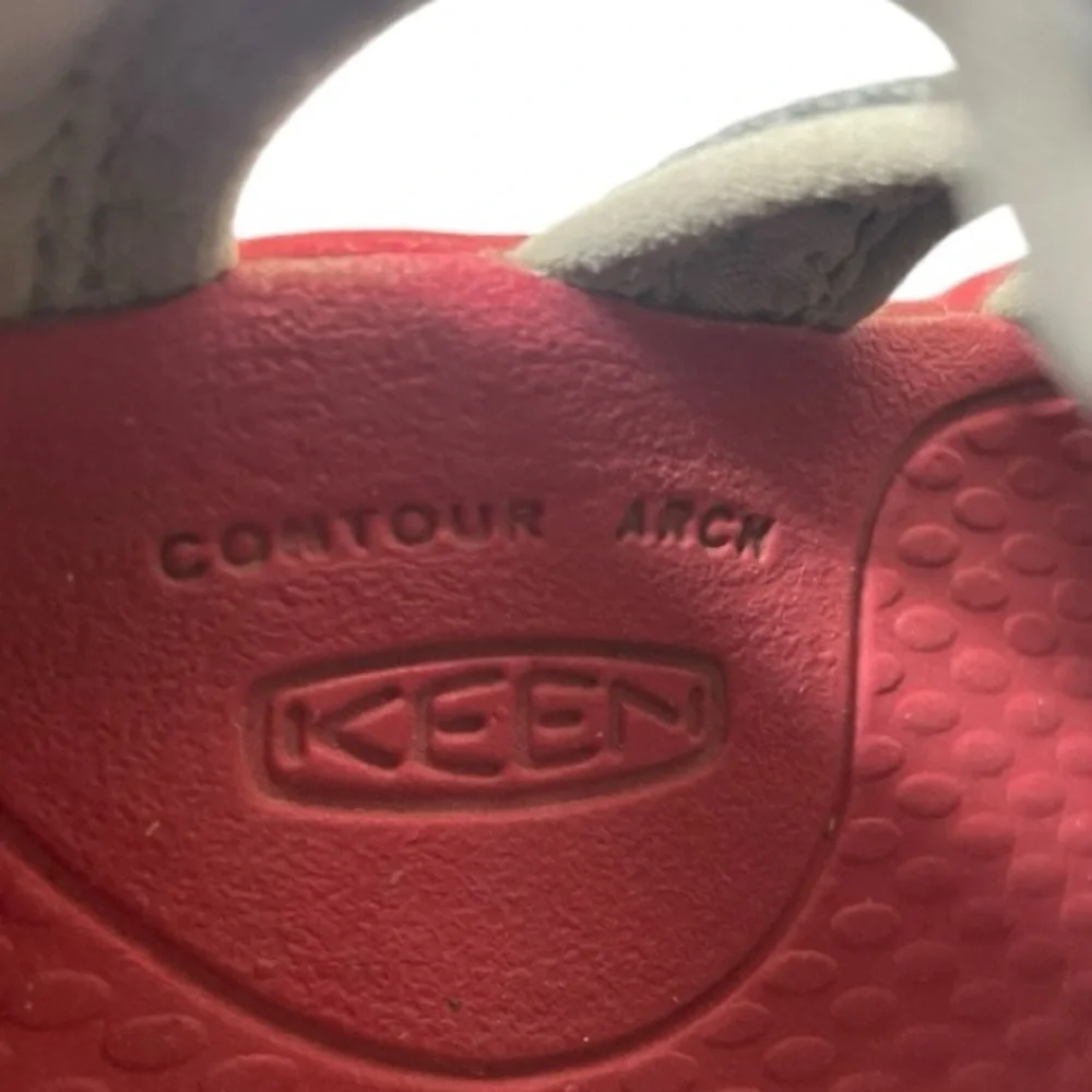 Keen Youth Seacamp II CNX Grey/Red Outdoor Sandals